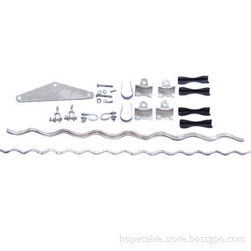 300-1000m Span Double Suspension Clamp for ADSS Aerial Optic Cable, 9.0-18.8mm Cable Diameter